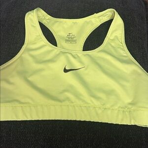 ☑️ Nike Dri-FIT Lime Sports Bra - Large